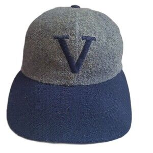 Vtg Virginia University Wool Baseball Cap hat Edward Scissorhands